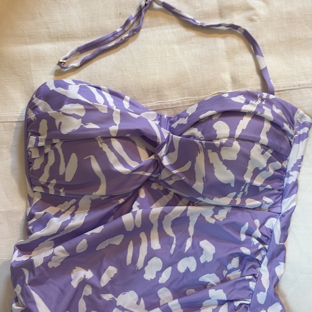 Anna Cole Lavender One Piece Swimsuit